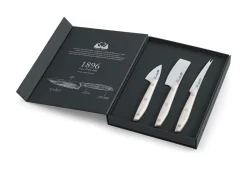 1896 Käsemesser Set Pom Weis