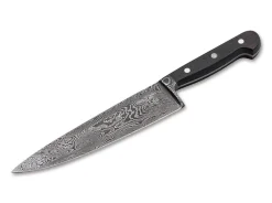 Chefmesser Dampfmaschinen-Damast
