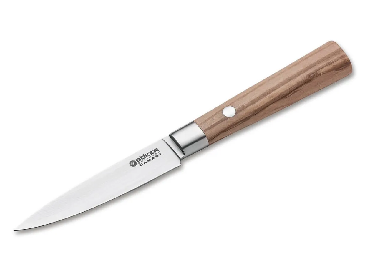 Damast Olive Spickmesser
