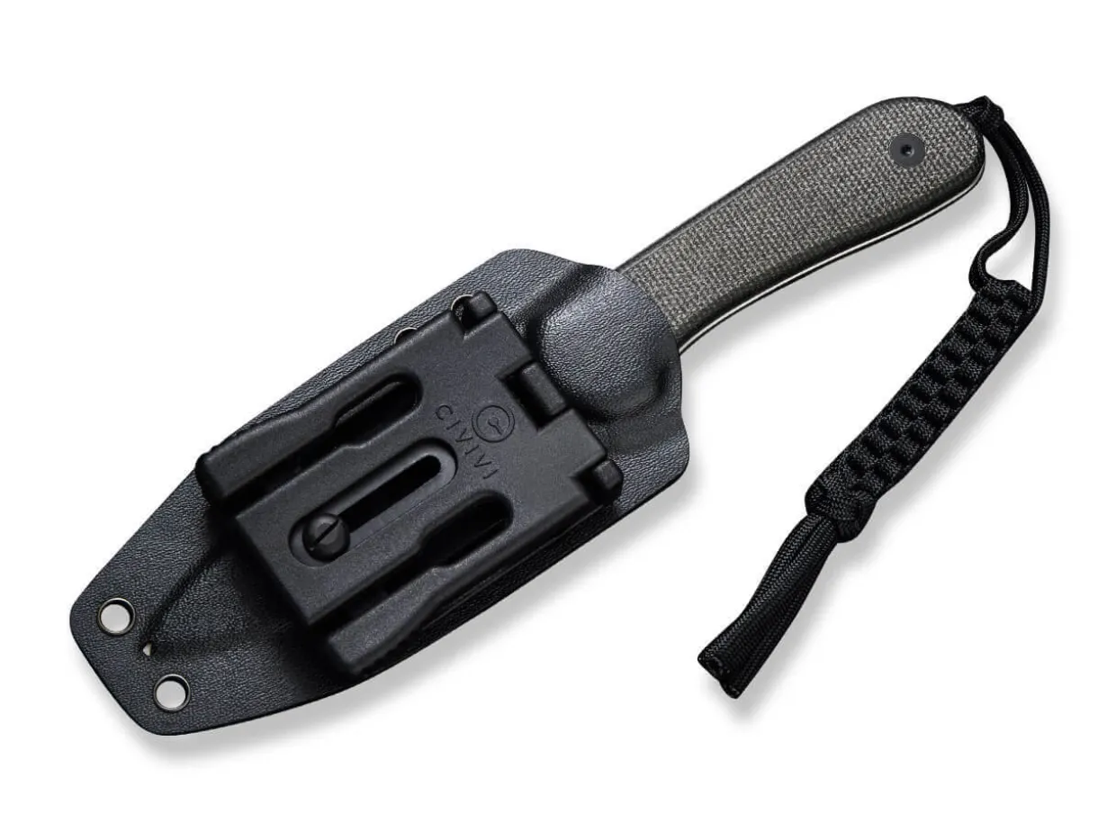 Fixed Blade Elementum Micarta Green
