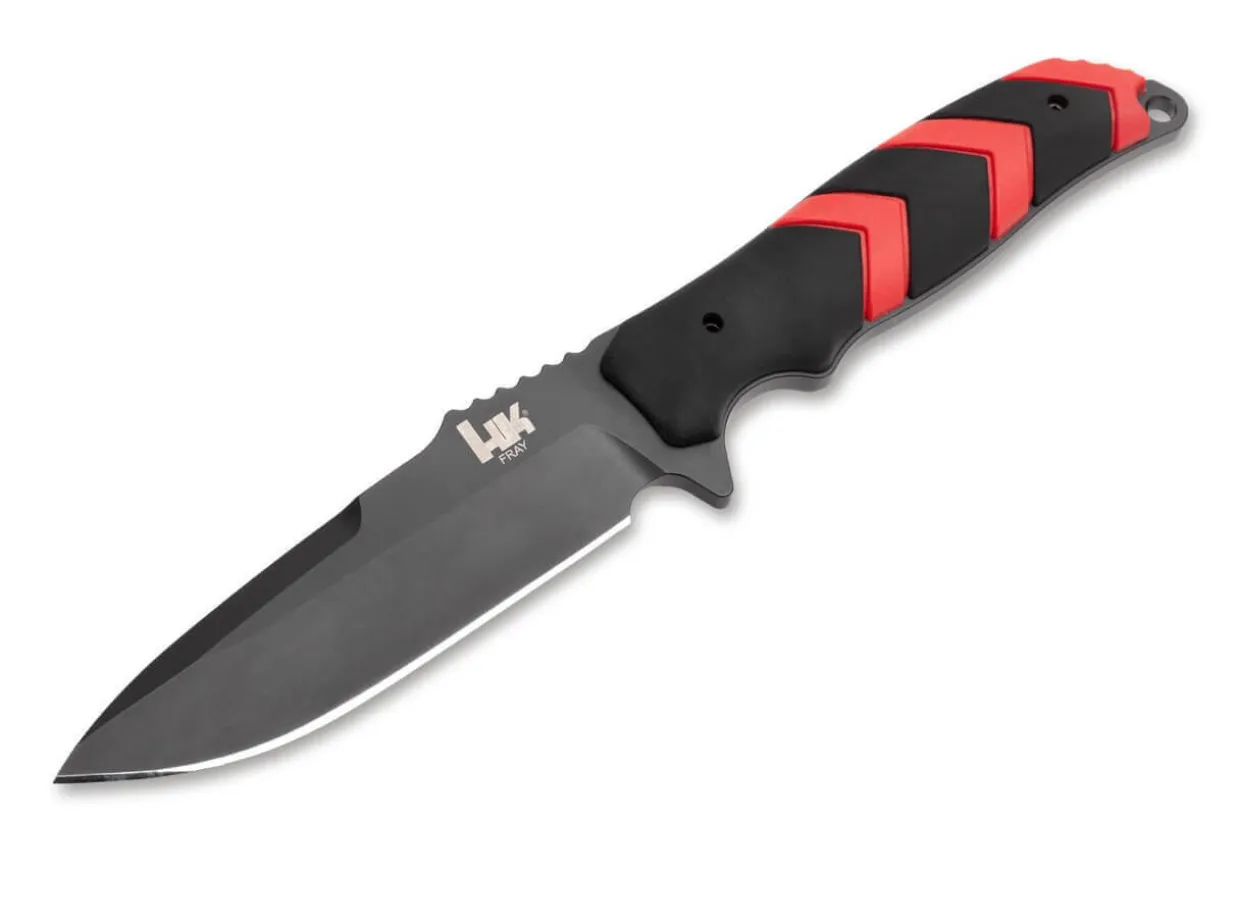 Hk Fray Fixed Blade Cp Black Red