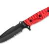 Maraudeur G10 Textured Red Serrated