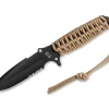 Maraudeur Paracord Brown Serrated