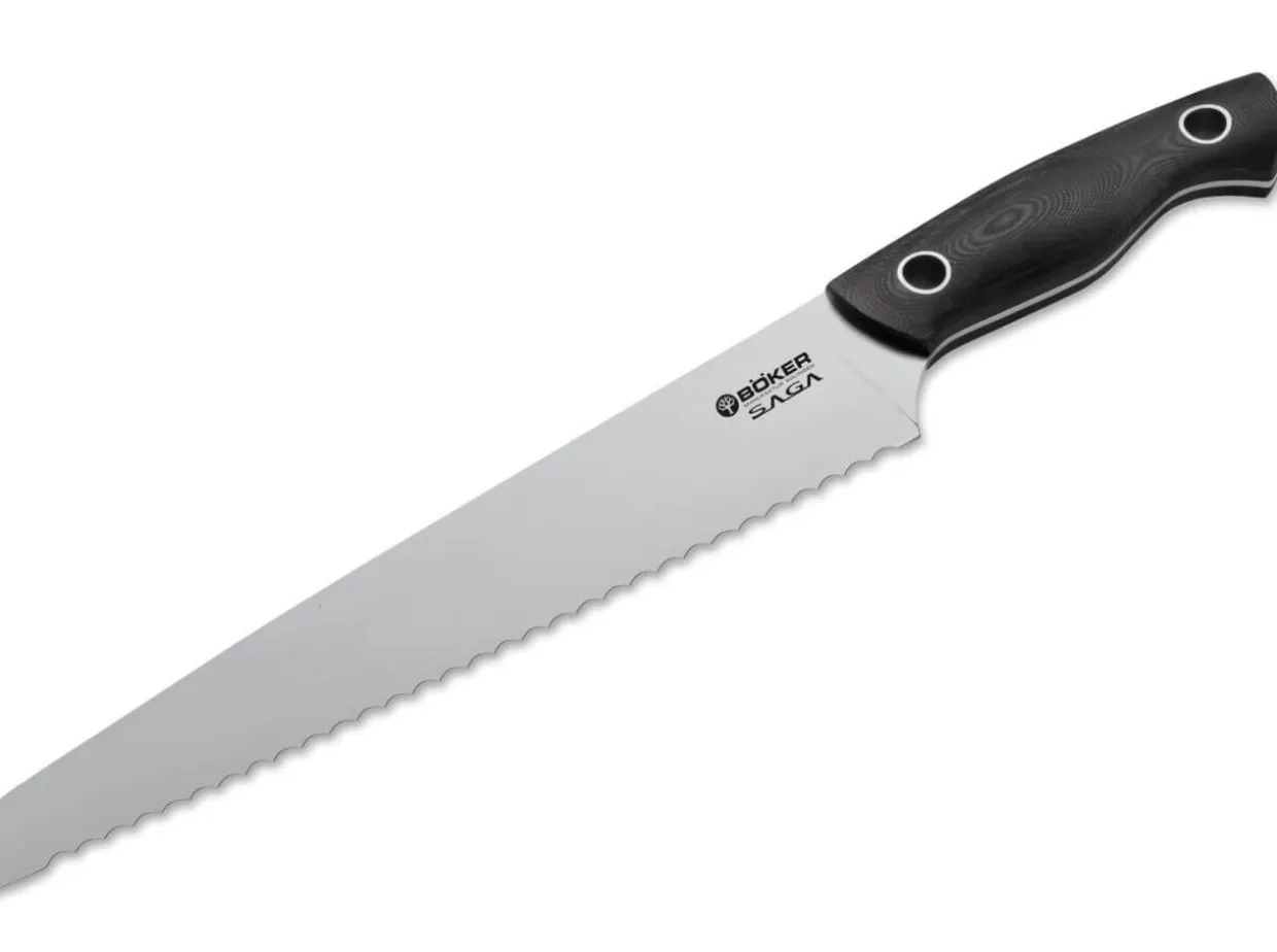 Saga Brotmesser G10 Satin