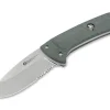 Sax Knife G10 Grey Saw Blade