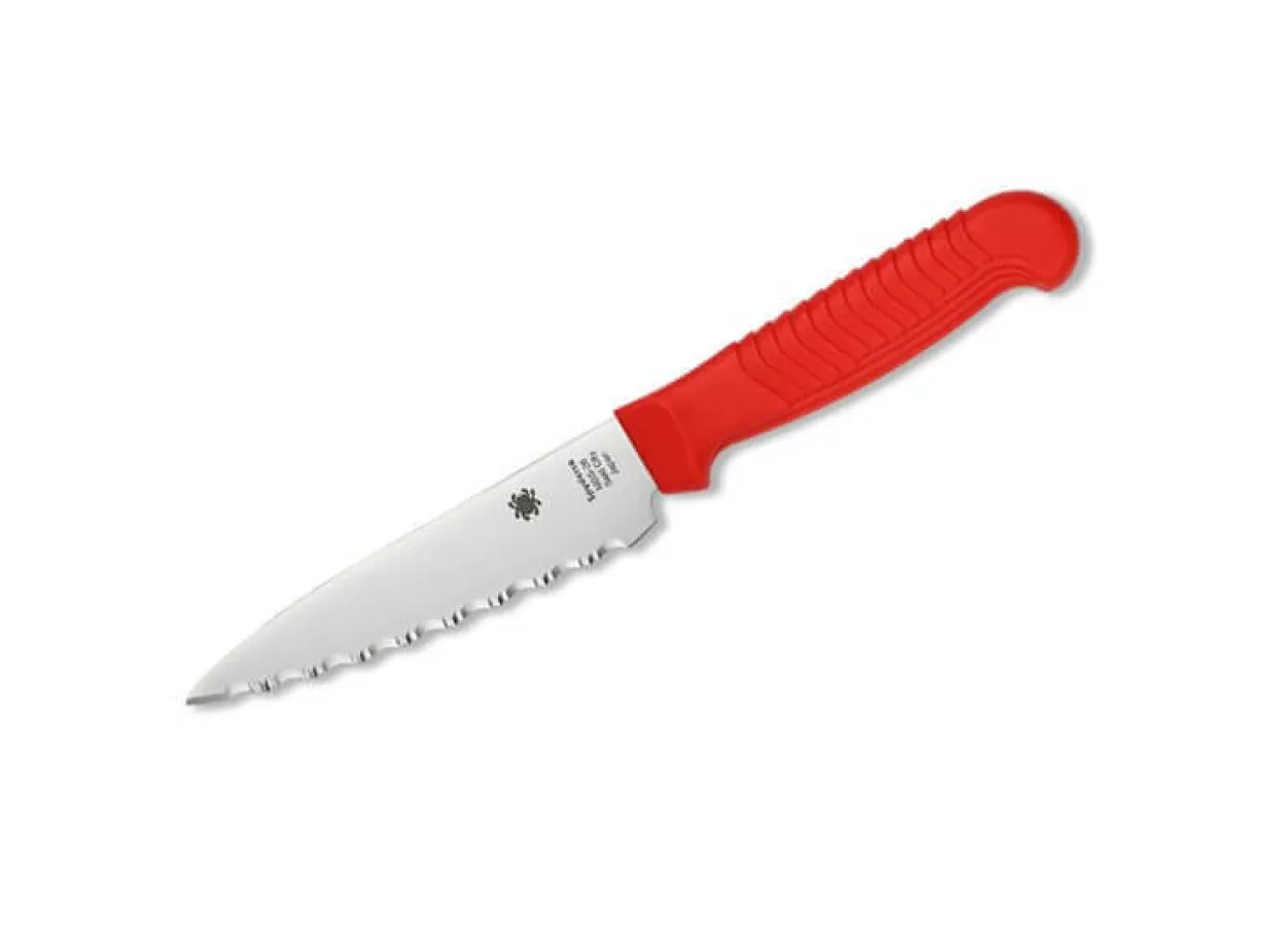 Spickmesser 4.5" Serrated Rot