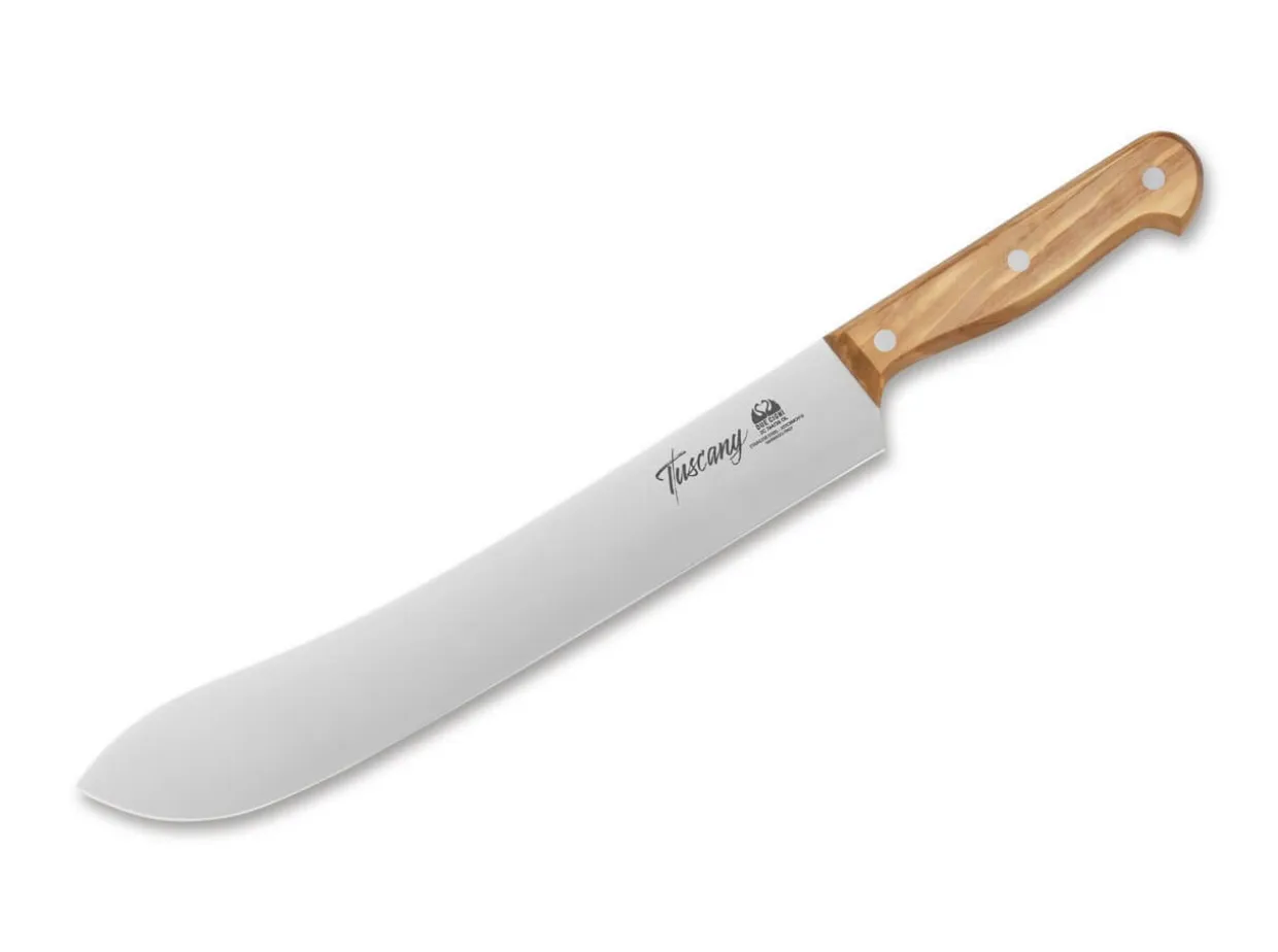 Tuscany Scimitarra Fleischmesser Olive